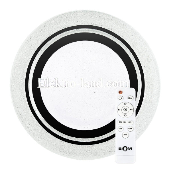 Светильник светодиодный Biom SMART SML-R11-80 3000-6000K 80Вт с д/у
